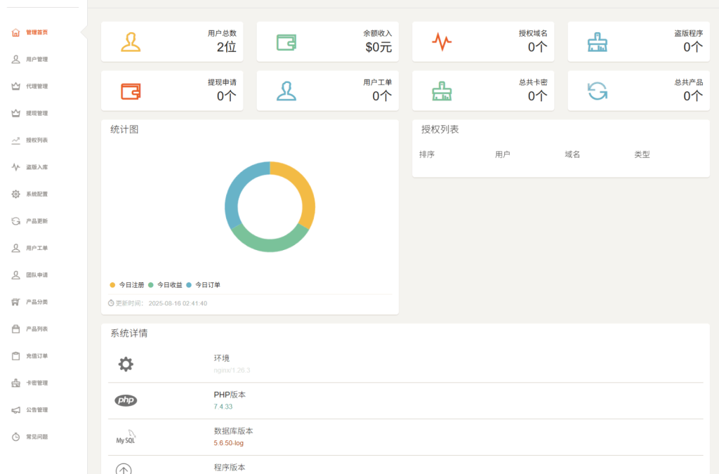 图片[3]-PHP域名授权管理系统/带教程/-佐思网 - 免费PHP网站源码模板插件软件网课资源分享平台！