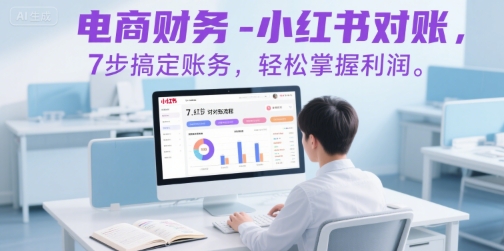 /wp-content/uploads/replace/00cc661330c46afa5e06b8c545d3aa88.jpeg 电商财务-小红书对账,7步搞定账务,轻松掌握利润