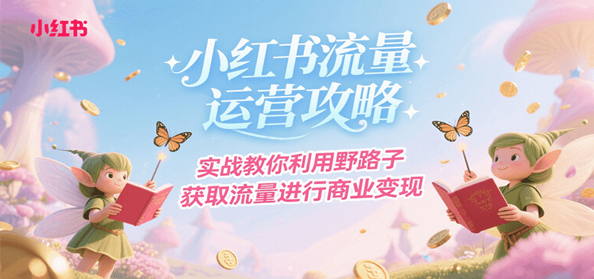 小红书流量运营攻略，实战教你利用野路子获取流量进行商业变现-佐思资源网下载-专注于互联网平台分享平台