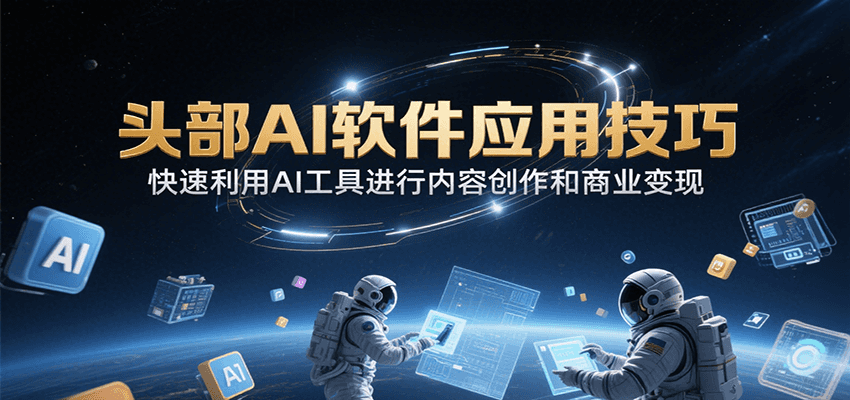 头部AI软件应用技巧，快速利用AI工具进行内容创作和商业变现-佐思资源网下载-专注于互联网平台分享平台