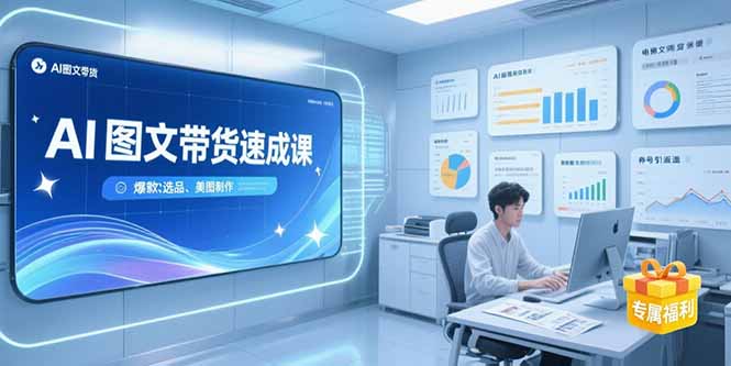 AI图文带货速成课，养号引流秘籍，爆款选品策略，美图制作全流程-佐思资源网下载-专注于互联网平台分享平台